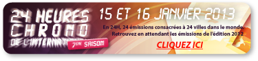 24h Chrono de l'International les 15 et 16 janvier 2013 chez TV5 Monde pour Vivre, s'implanter ou investir a l'etranger